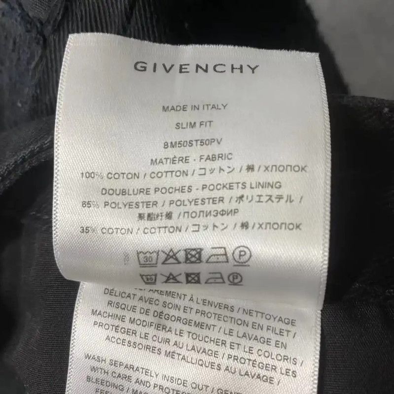Givenchy Givenchy Black Polyester Men's Casual Pants 0089 Size US 40 / EU 56 - 4 Thumbnail