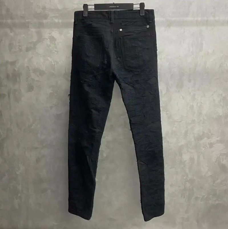 Givenchy Givenchy Black Polyester Men's Casual Pants 0089 Size US 40 / EU 56 - 2 Thumbnail