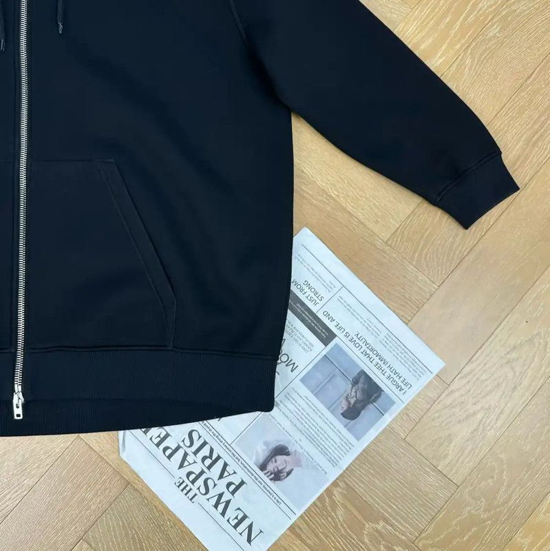 Givenchy Givenchy Black Zip-Up Hooded Jacket 0089 Size US S / EU 44-46 / 1 - 6 Thumbnail
