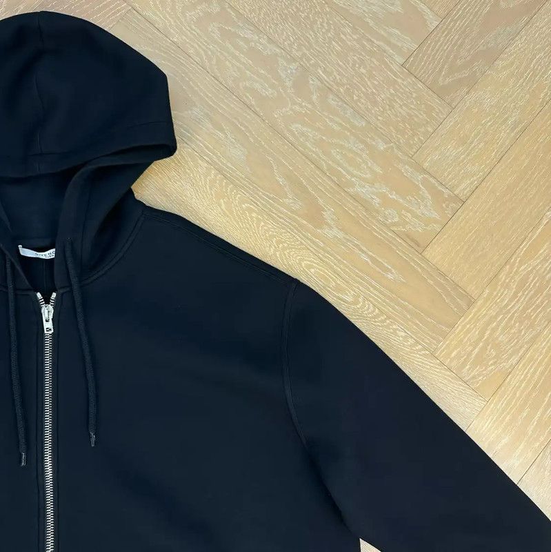 Givenchy Givenchy Black Zip-Up Hooded Jacket 0089 Size US S / EU 44-46 / 1 - 4 Thumbnail