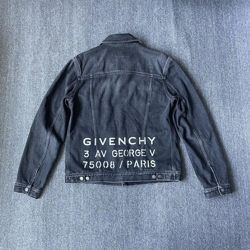 Givenchy Givenchy Gray Cotton Men's Jacket 0089 Size US XL / EU 56 / 4 - 2 Thumbnail