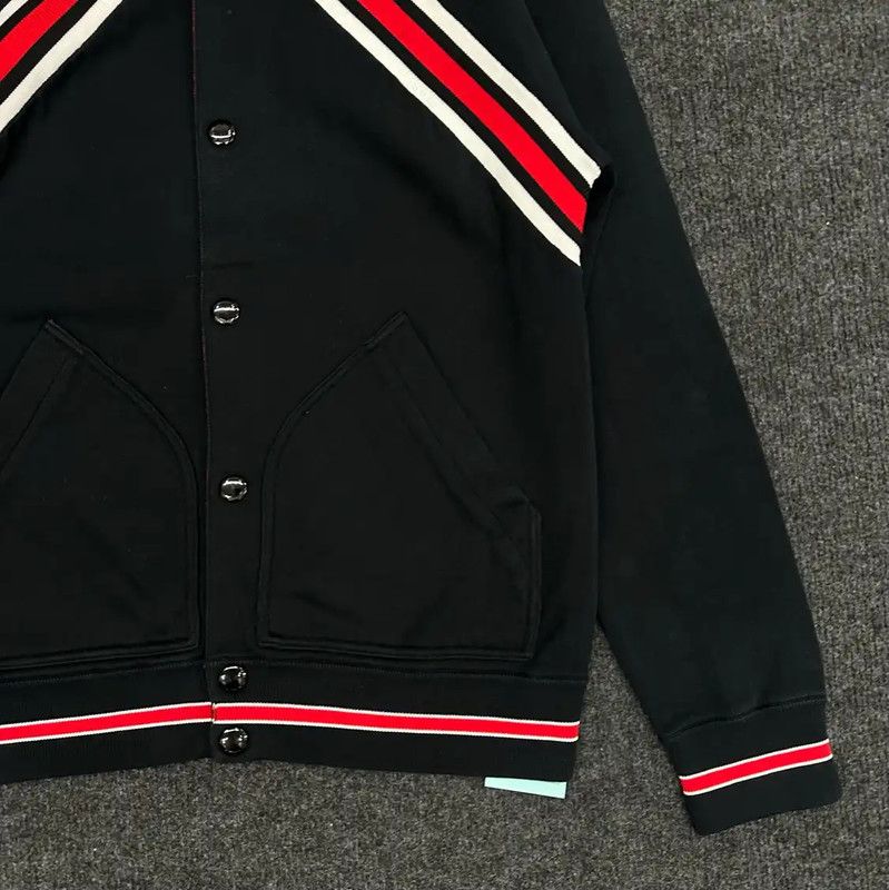 Givenchy Givenchy Black Striped Long Sleeve Jacket 0089 Size US M / EU 48-50 / 2 - 5 Thumbnail