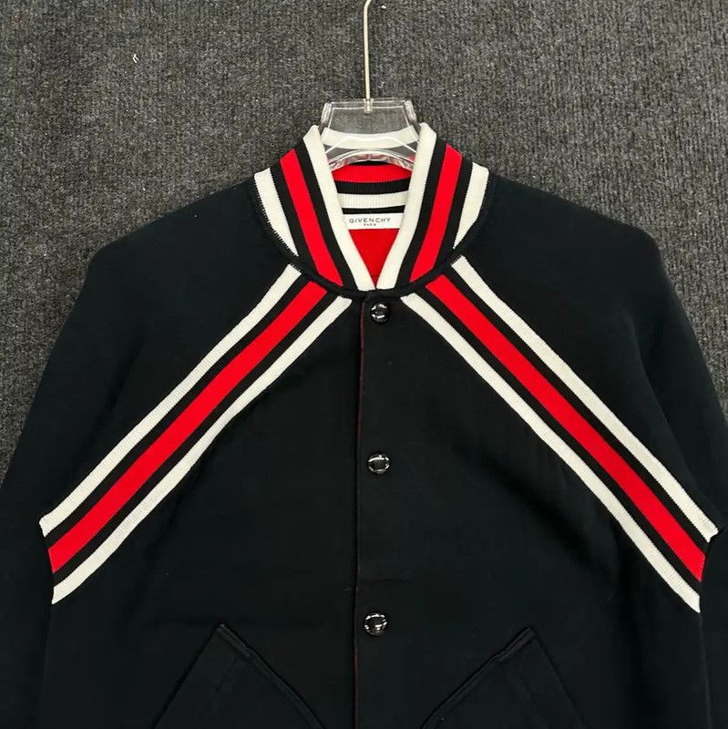 Givenchy Givenchy Black Striped Long Sleeve Jacket 0089 Size US M / EU 48-50 / 2 - 4 Thumbnail