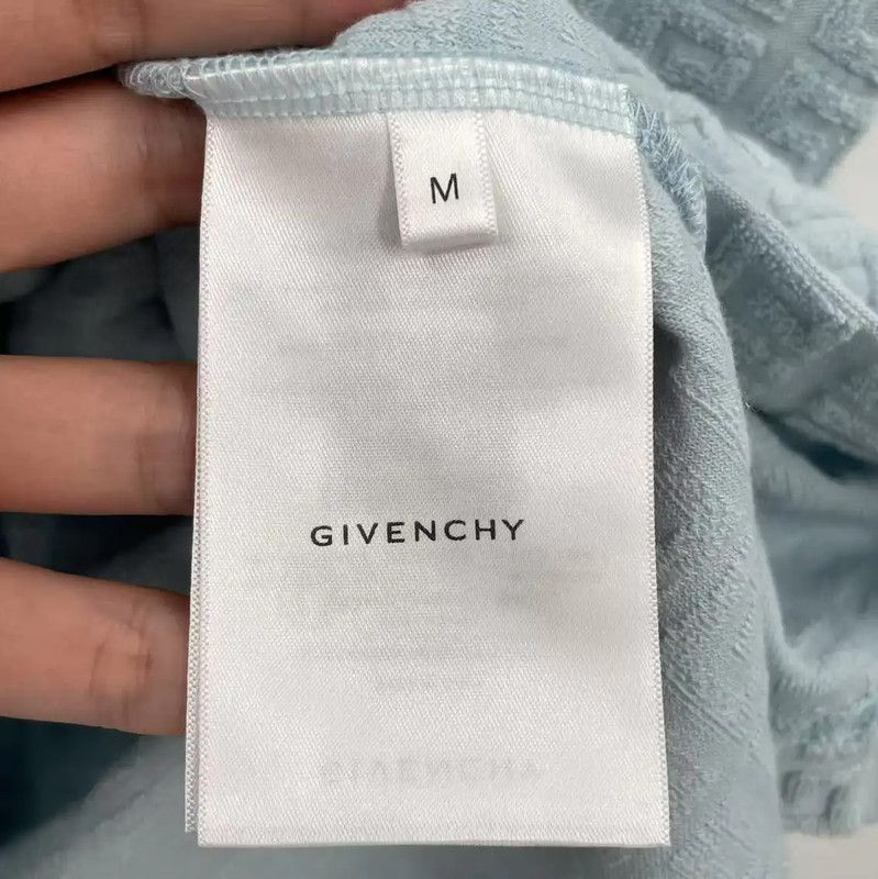 Givenchy Givenchy Men's Summer Blue Short Sleeve T-Shirt 0089 Size US M / EU 48-50 / 2 - 4 Thumbnail