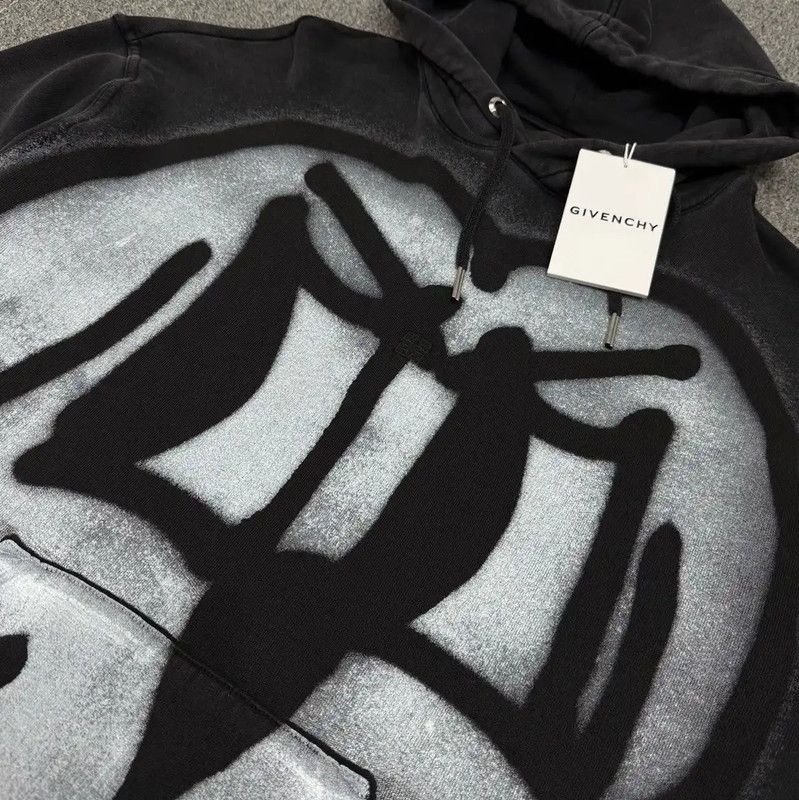 Givenchy Givenchy Black Cotton Men's Hoodie 0089 Size US M / EU 48-50 / 2 - 3 Thumbnail