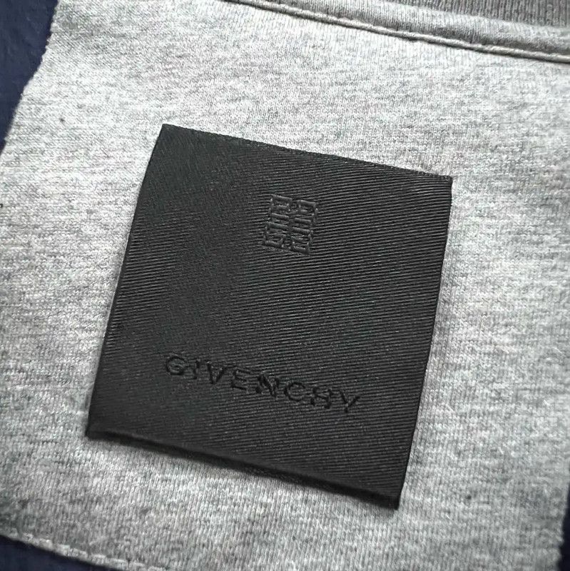 Givenchy Givenchy Summer Gray Cotton Logo T-Shirt 0089 Size US M / EU 48-50 / 2 - 3 Thumbnail