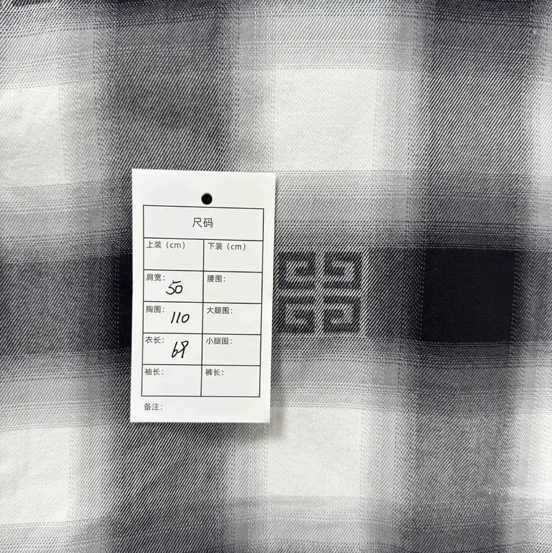 Givenchy Givenchy Black and White Plaid Hooded Jacket 0089 Size US M / EU 48-50 / 2 - 5 Thumbnail