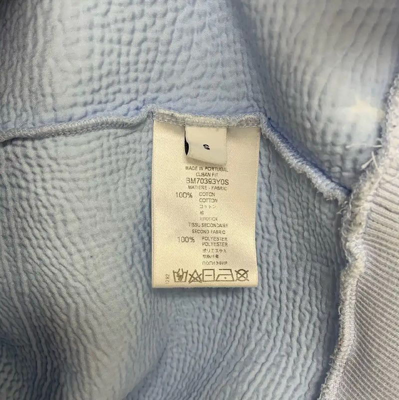 Givenchy Givenchy Blue Cotton Men’s Sweatshirt 0089 Size US S / EU 44-46 / 1 - 8 Thumbnail