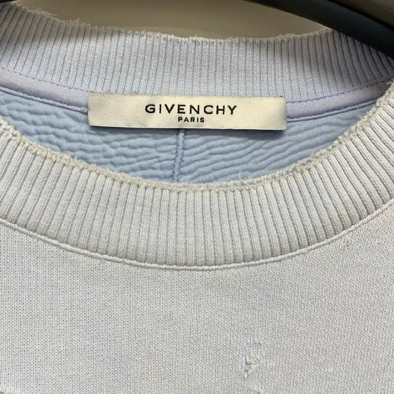 Givenchy Givenchy Blue Cotton Men’s Sweatshirt 0089 Size US S / EU 44-46 / 1 - 7 Thumbnail