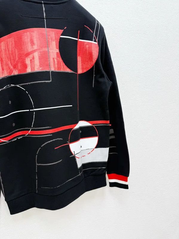 Givenchy Givenchy Black Cotton Long Sleeve Sweater 0089 Size US S / EU 44-46 / 1 - 2 Thumbnail