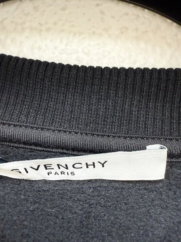 Givenchy Givenchy Black Cotton Long Sleeve Sweater 0089 Size US S / EU 44-46 / 1 - 4 Thumbnail