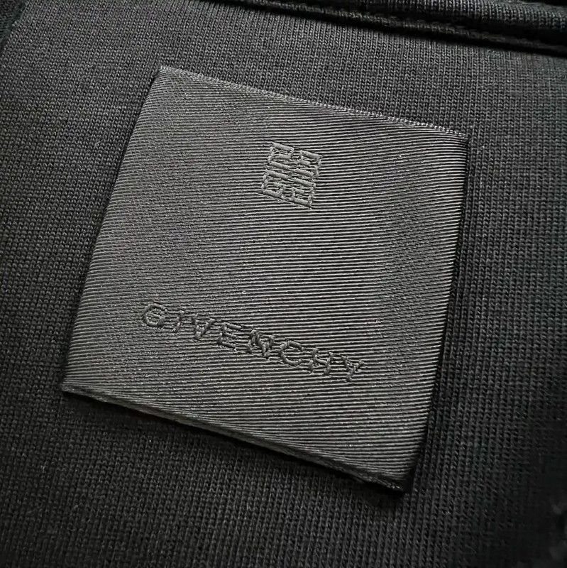 Givenchy Givenchy Black Cotton Long Sleeve Hoodie 0089 Size US XL / EU 56 / 4 - 2 Thumbnail