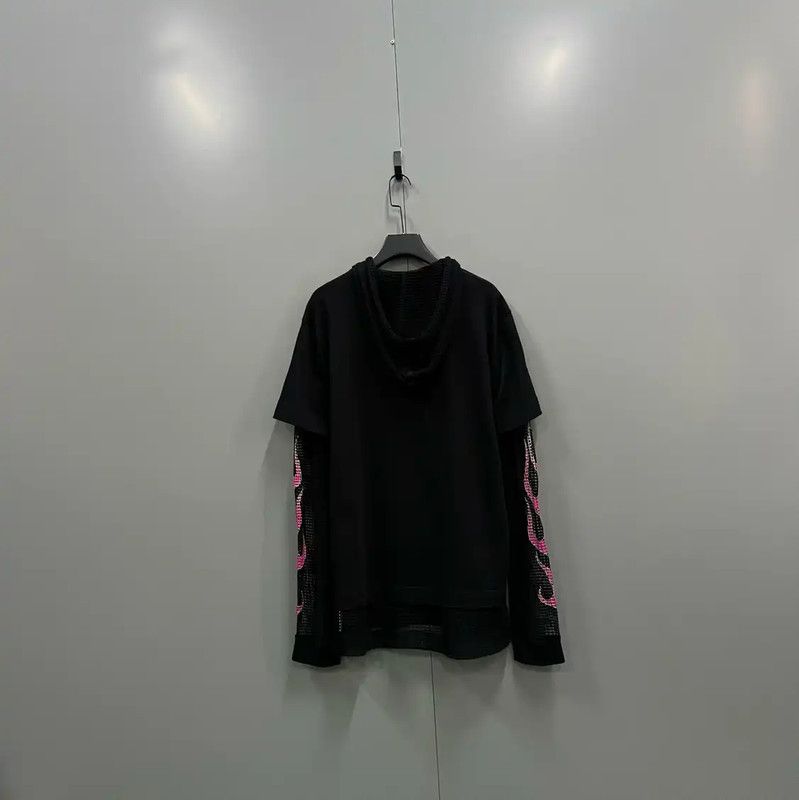 Givenchy Givenchy Black Cotton Long Sleeve Hoodie 0089 Size US XL / EU 56 / 4 - 3 Thumbnail