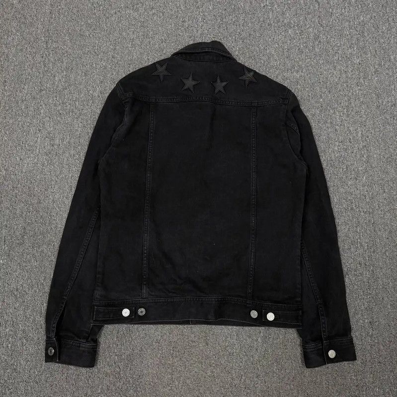 Givenchy Givenchy Black Denim Jacket for Men 0089 Size US M / EU 48-50 / 2 - 2 Thumbnail