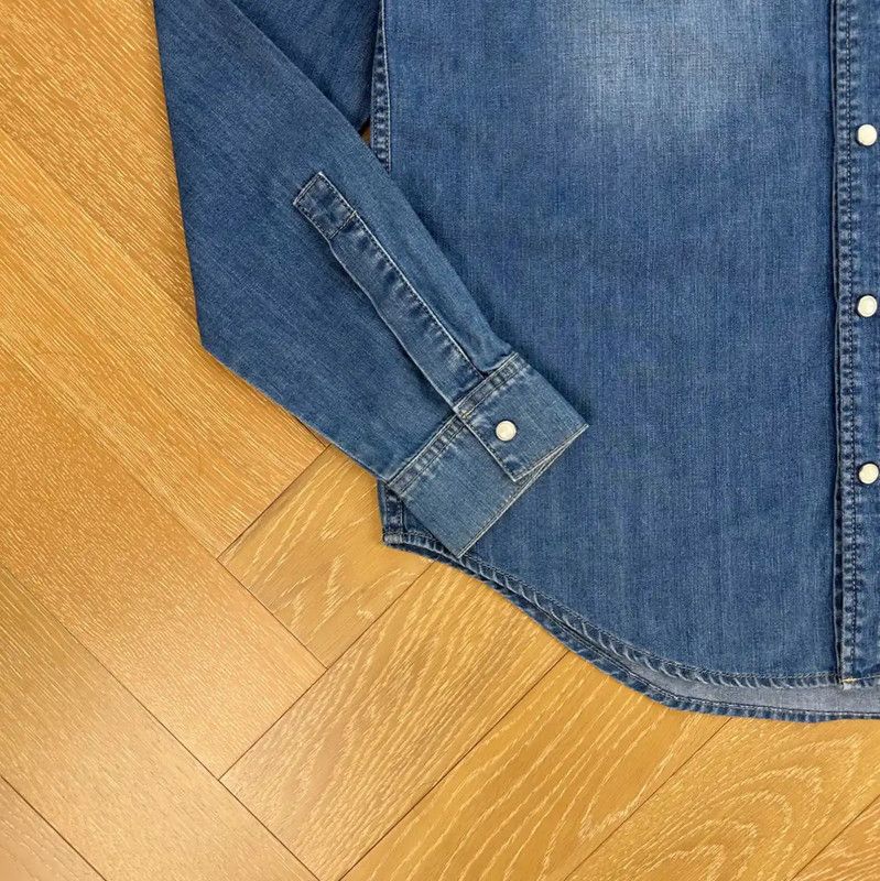 Givenchy Givenchy Blue Men's Denim Shirt 0089 Size US L / EU 52-54 / 3 - 4 Thumbnail