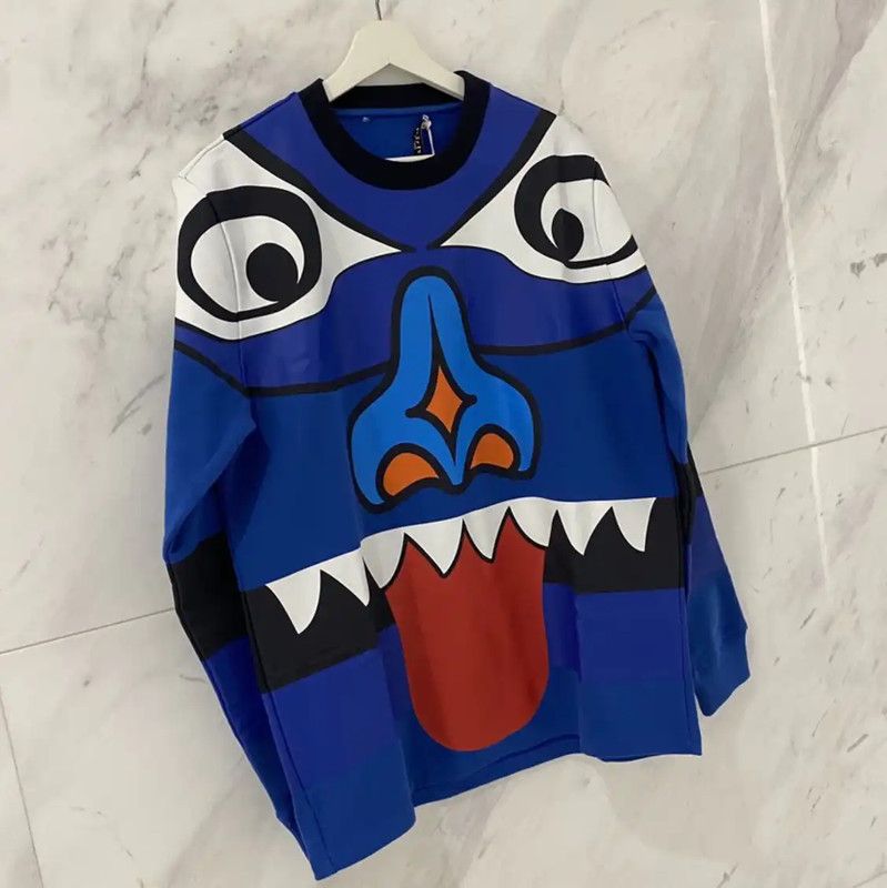 Givenchy Givenchy Men's Cotton Long Sleeve Blue Top 0089 Size US L / EU 52-54 / 3 - 3 Thumbnail