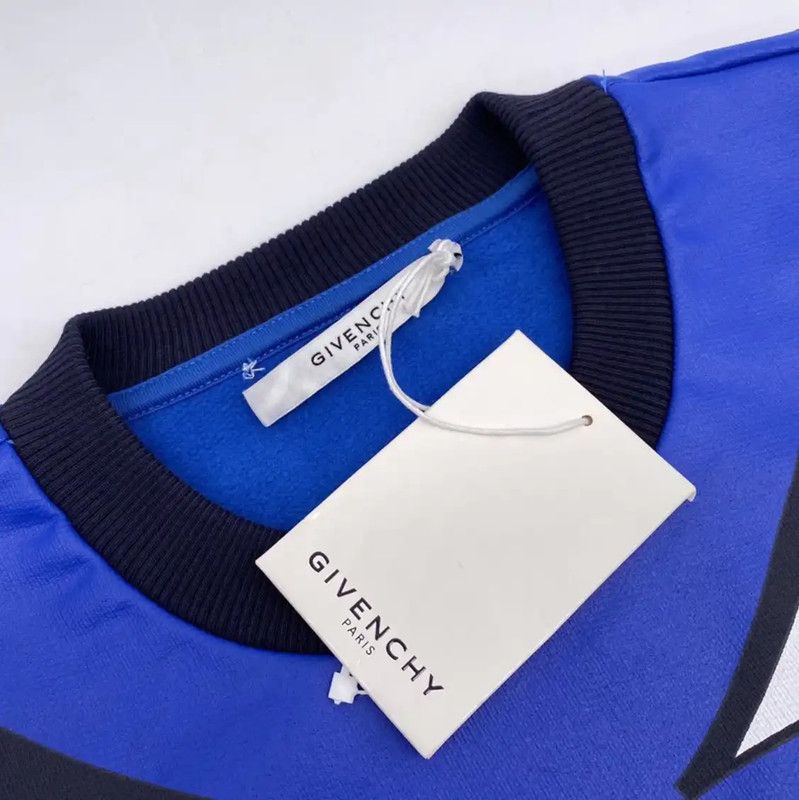 Givenchy Givenchy Men's Cotton Long Sleeve Blue Top 0089 Size US L / EU 52-54 / 3 - 4 Thumbnail