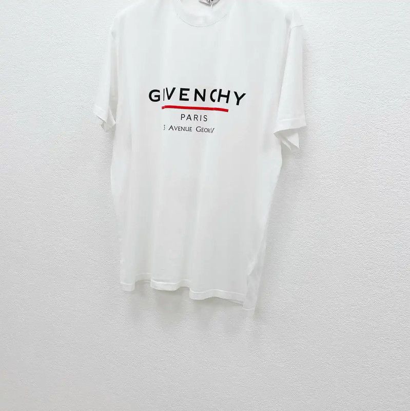 Givenchy Givenchy Summer White Cotton Short Sleeve T-Shirt 0089 Size US M / EU 48-50 / 2 - 3 Thumbnail