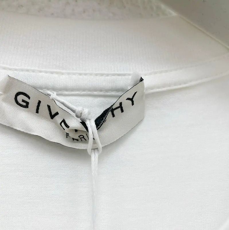 Givenchy Givenchy Summer White Cotton Short Sleeve T-Shirt 0089 Size US M / EU 48-50 / 2 - 4 Thumbnail