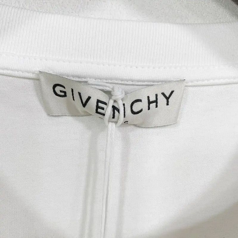 Givenchy Givenchy Summer White Cotton T-Shirt for Men 0089 Size US XL / EU 56 / 4 - 4 Thumbnail