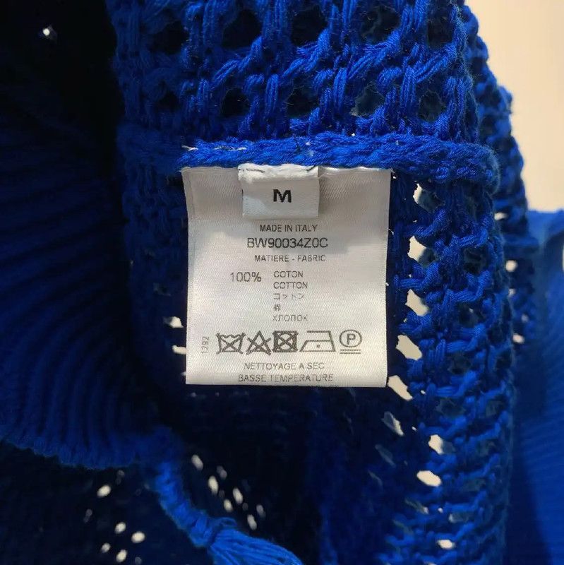 Givenchy Givenchy Blue Cotton Knitted Sweater 0089 Size US M / EU 48-50 / 2 - 2 Thumbnail