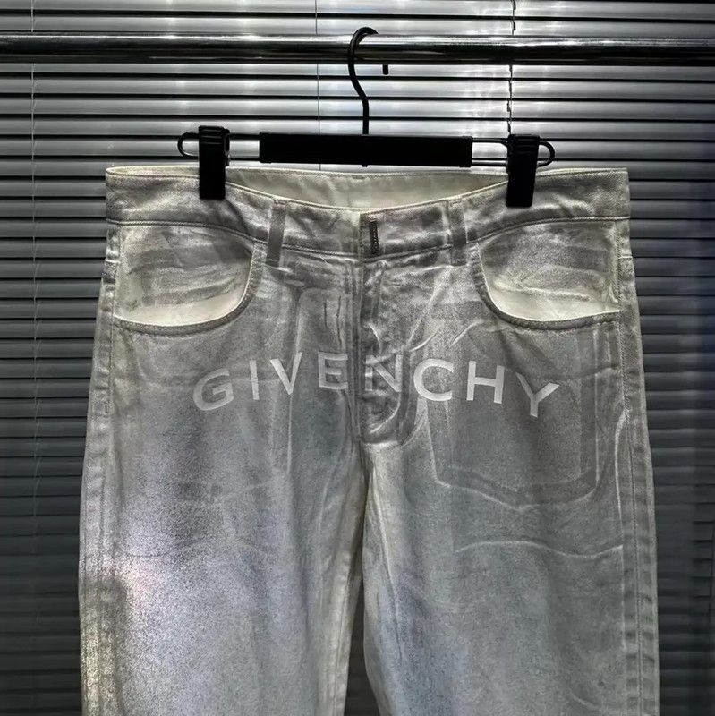 Givenchy Givenchy Men's Casual White Cotton Pants 0089 Size US 26 / EU 42 - 5 Thumbnail