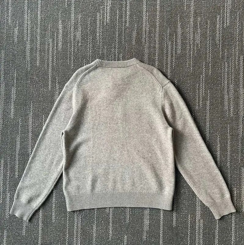 Givenchy Givenchy Gray Cotton Embroidered Long Sleeve Sweatshirt 0089 Size US XL / EU 56 / 4 - 2 Thumbnail