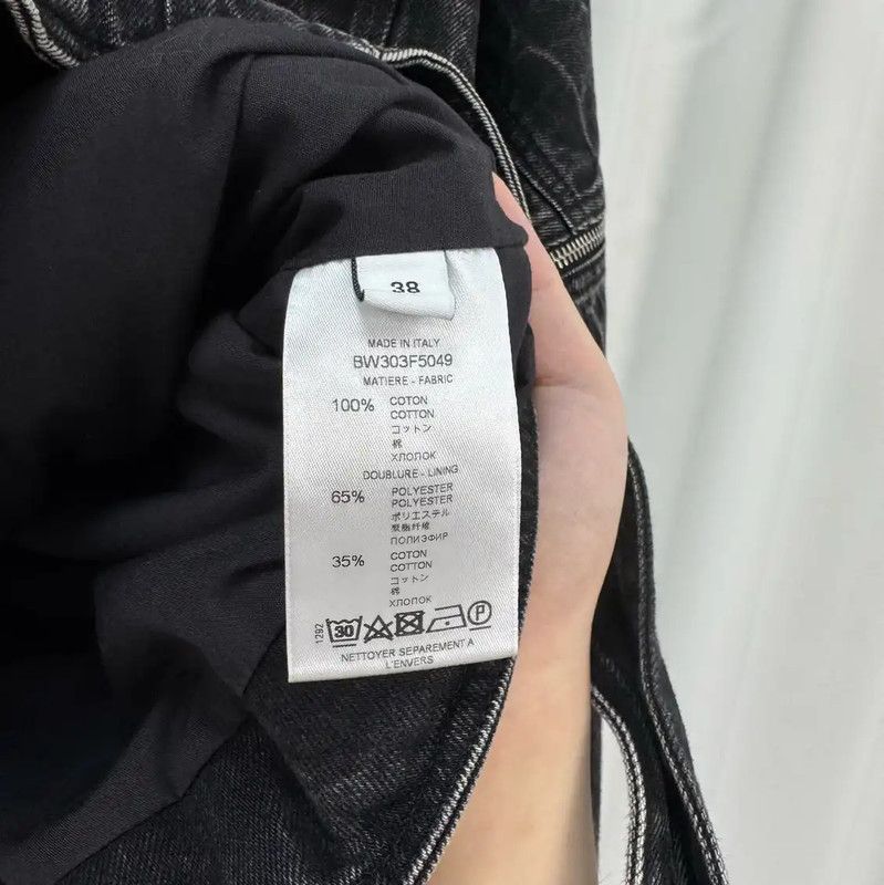 Givenchy Givenchy Black Denim Long Sleeve Jacket for Men 0089 Size US M / EU 48-50 / 2 - 7 Thumbnail