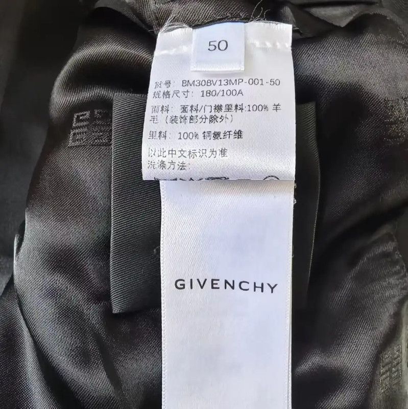Givenchy Black Wool Men's Jacket 0089