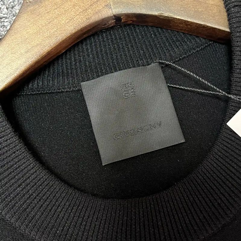 Givenchy Givenchy Black Men's Polyester Sweater 0089 Size US L / EU 52-54 / 3 - 4 Thumbnail