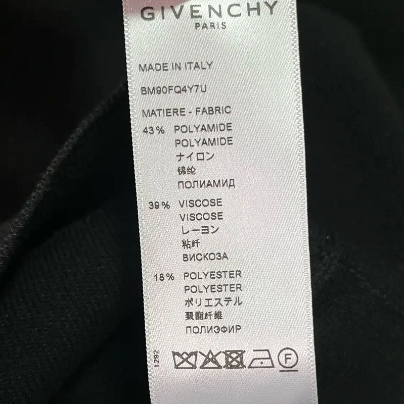 Givenchy Givenchy Black Men's Polyester Sweater 0089 Size US L / EU 52-54 / 3 - 6 Thumbnail