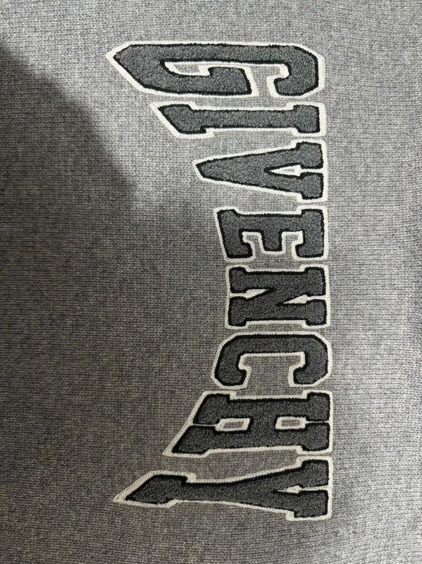 Givenchy Givenchy Gray Cashmere Embroidered Logo Sweater 0089 Size US XL / EU 56 / 4 - 3 Thumbnail