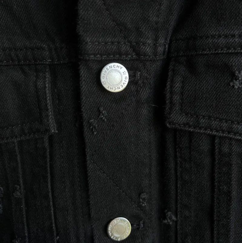 Givenchy Givenchy Black Denim Jacket for Men 0089 Size US S / EU 44-46 / 1 - 5 Thumbnail