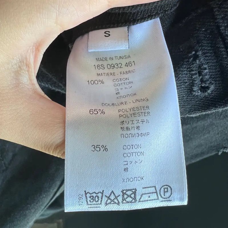 Givenchy Givenchy Black Denim Jacket for Men 0089 Size US S / EU 44-46 / 1 - 4 Thumbnail