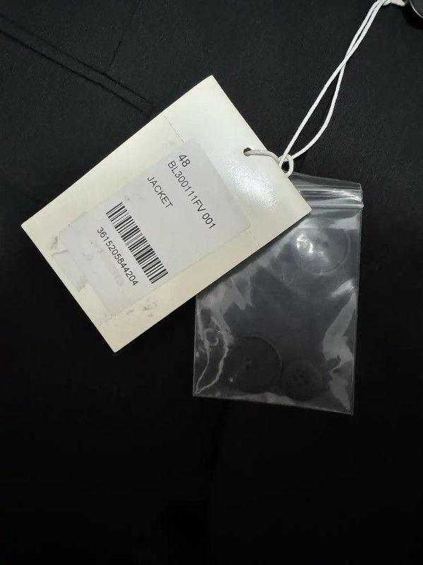 Givenchy Givenchy Black Wool Men's Blazer 0089 Size US M / EU 48-50 / 2 - 3 Thumbnail