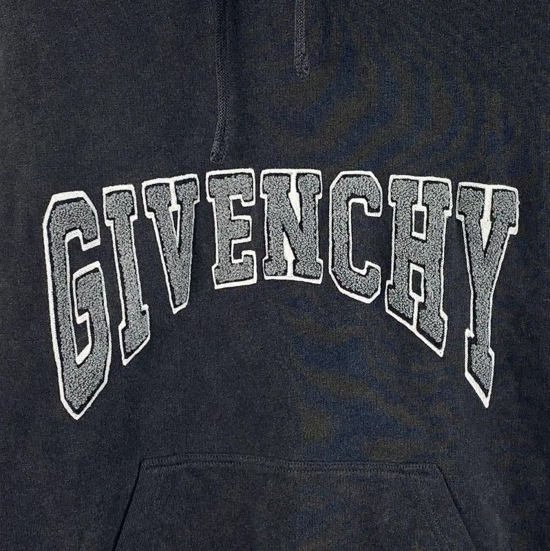 Givenchy Givenchy Black Grey Wool Hoodie for Men 0089 Size US S / EU 44-46 / 1 - 4 Thumbnail