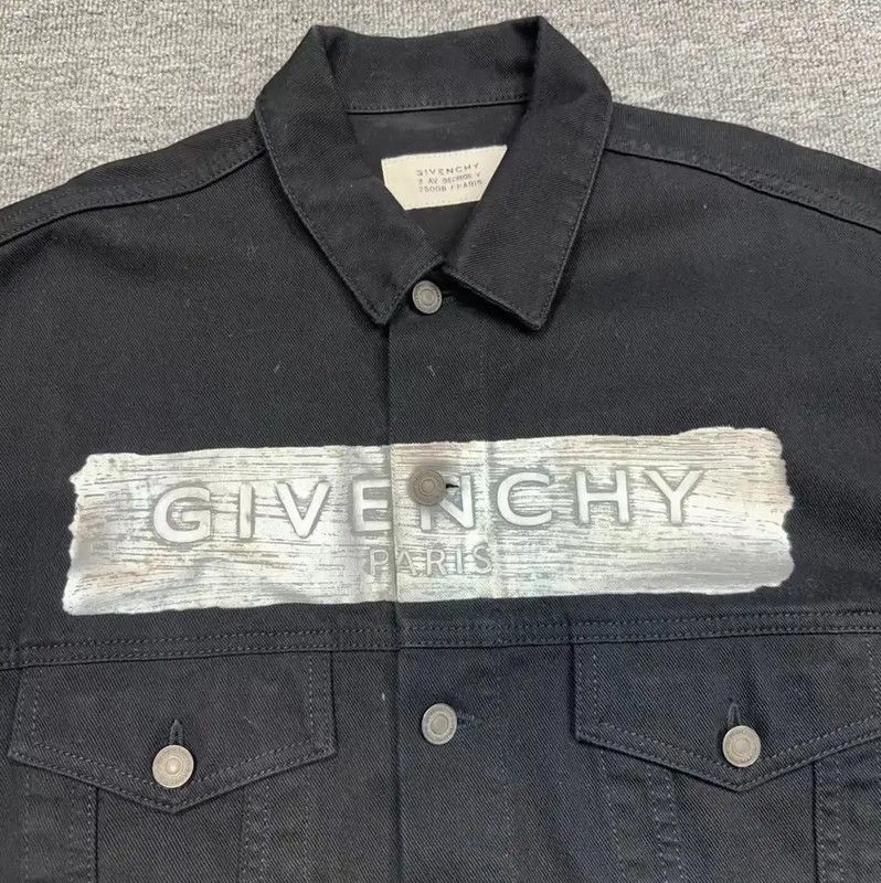 Givenchy Givenchy Black Denim Jacket for Men 0089 Size US L / EU 52-54 / 3 - 3 Thumbnail