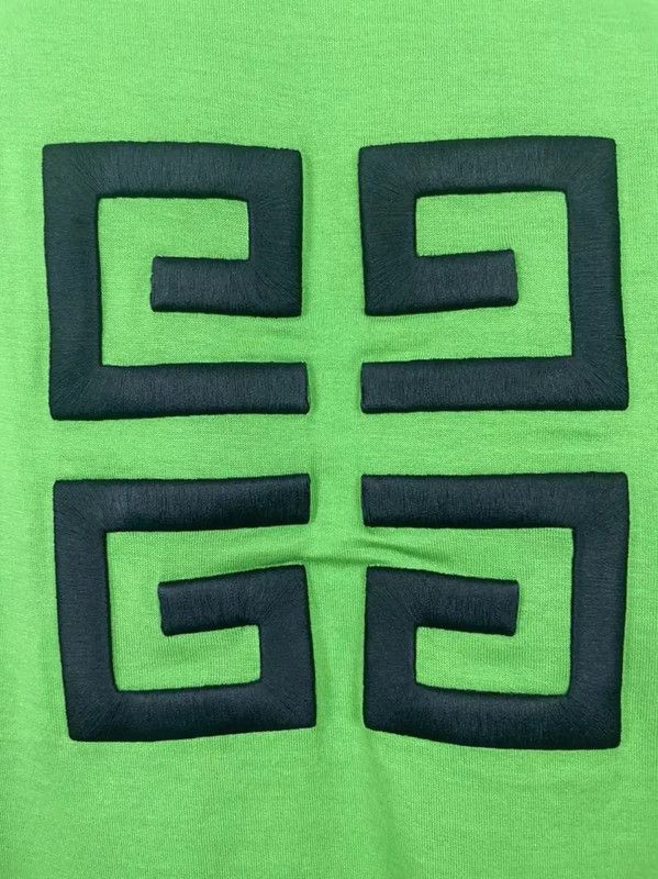 Givenchy Givenchy Green Cotton T-Shirt for Men 0089 Size US XXL / EU 58 / 5 - 3 Thumbnail