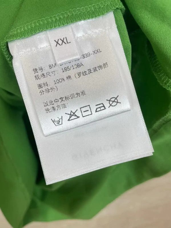Givenchy Givenchy Green Cotton T-Shirt for Men 0089 Size US XXL / EU 58 / 5 - 6 Thumbnail