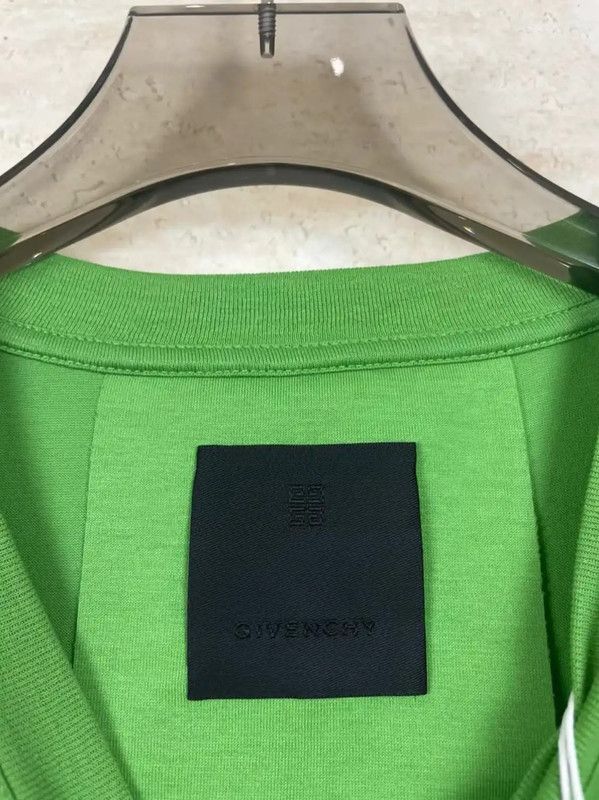 Givenchy Givenchy Green Cotton T-Shirt for Men 0089 Size US XXL / EU 58 / 5 - 5 Thumbnail