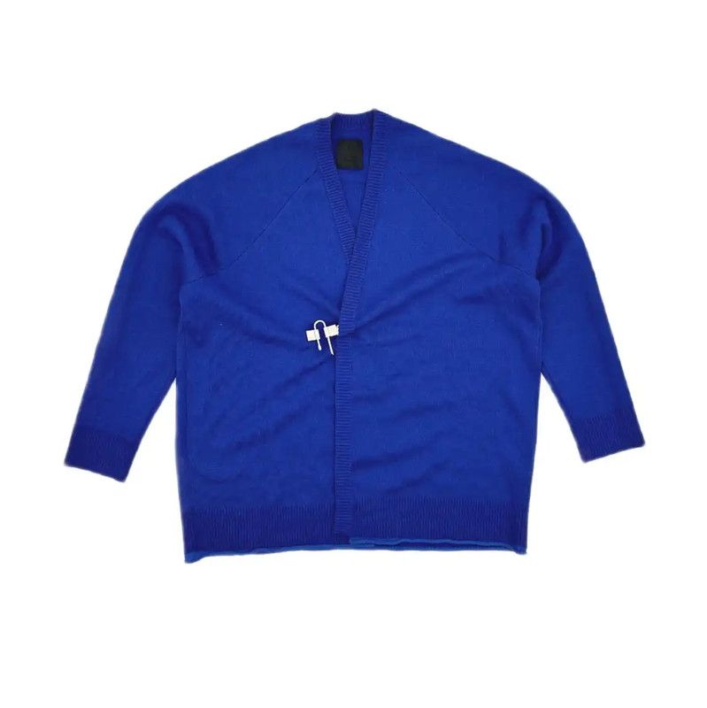 Givenchy Givenchy Men's Blue Wool Cardigan 0089 Size US M / EU 48-50 / 2 - 2 Thumbnail
