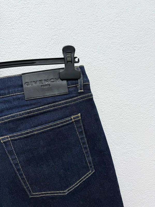 Givenchy Givenchy Dark Blue Denim Casual Pants 0089 Size US 27 - 8 Thumbnail