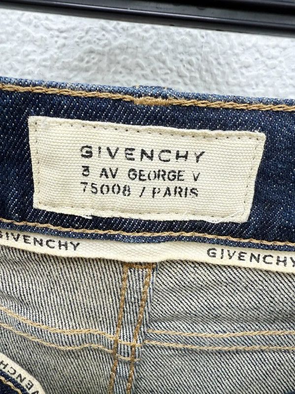 Givenchy Givenchy Dark Blue Denim Casual Pants 0089 Size US 27 - 6 Thumbnail