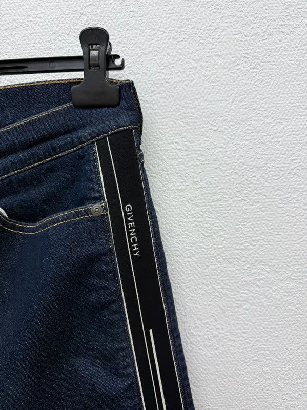 Givenchy Givenchy Dark Blue Denim Casual Pants 0089 Size US 27 - 3 Thumbnail