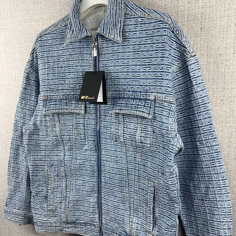 Givenchy Givenchy Light Blue Logo Men's Jacket 0089 Size US S / EU 44-46 / 1 - 3 Thumbnail