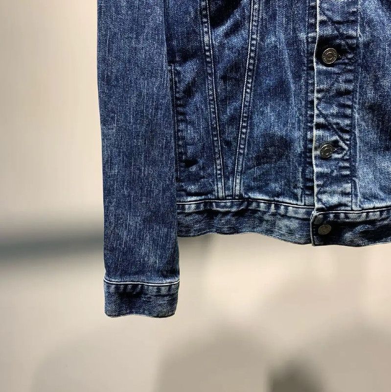 Givenchy Givenchy Blue Cotton Denim Jacket for Men 0089 Size US L / EU 52-54 / 3 - 5 Thumbnail