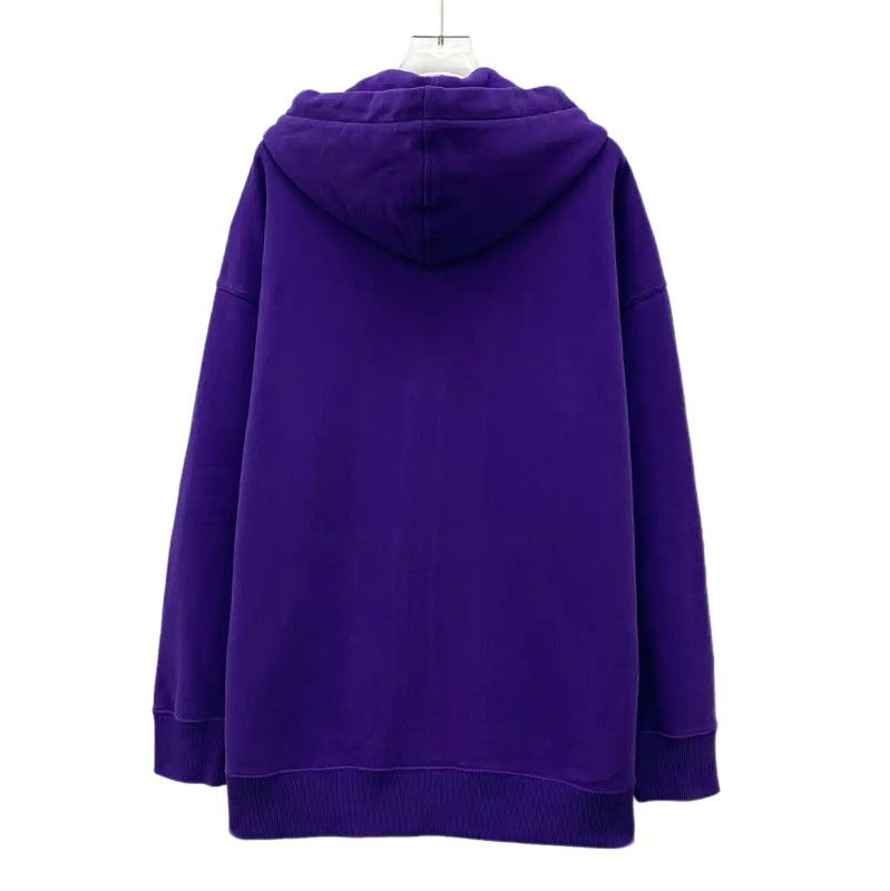 Givenchy Givenchy Men's Purple Zip-Up Hoodie 0089 Size US M / EU 48-50 / 2 - 2 Thumbnail