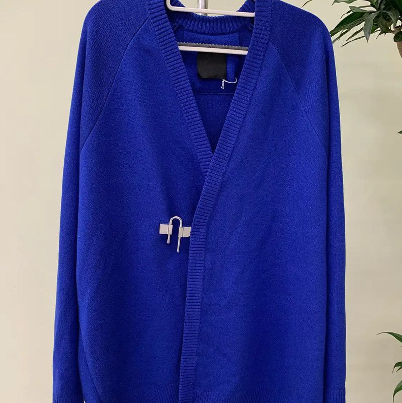 Givenchy Givenchy Men's Blue Cotton Cardigan Size M 0089 Size US M / EU 48-50 / 2 - 2 Thumbnail