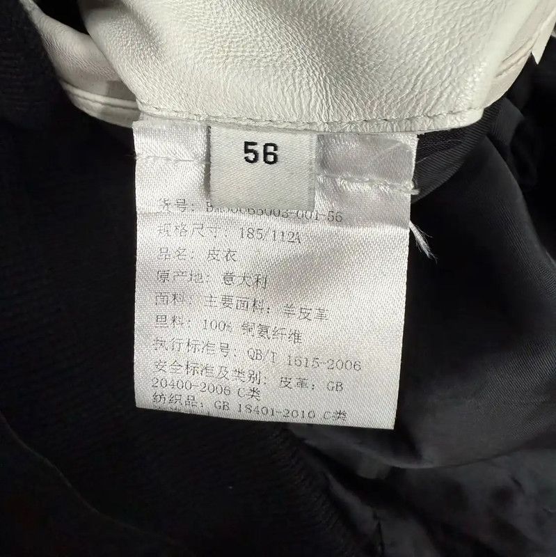 Givenchy Givenchy Black Leather Bomber Jacket Size XL 0089 Size US XL / EU 56 / 4 - 4 Thumbnail