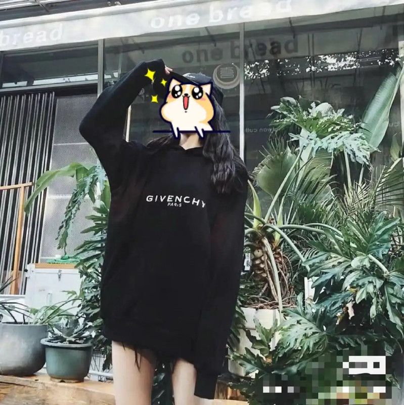 Givenchy Givenchy Black Cotton Printed Hoodie 0089 Size US M / EU 48-50 / 2 - 7 Thumbnail